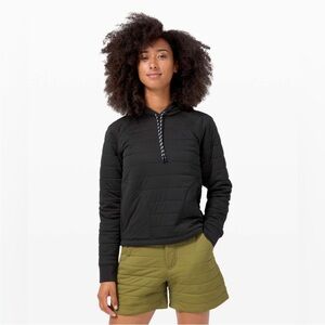 Lululemon Dynamic Movement Black Quilted Hoodie